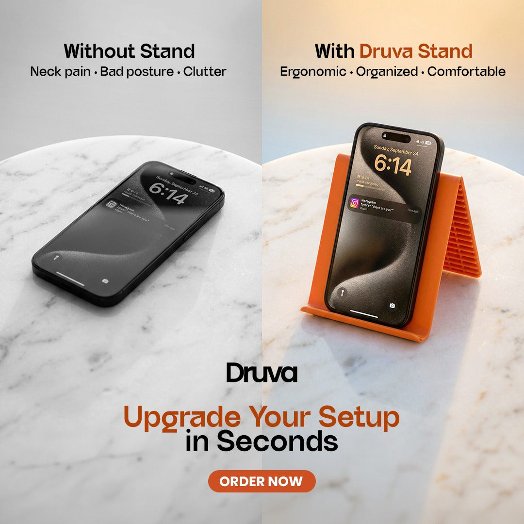 Druva™ foldable silicone stand