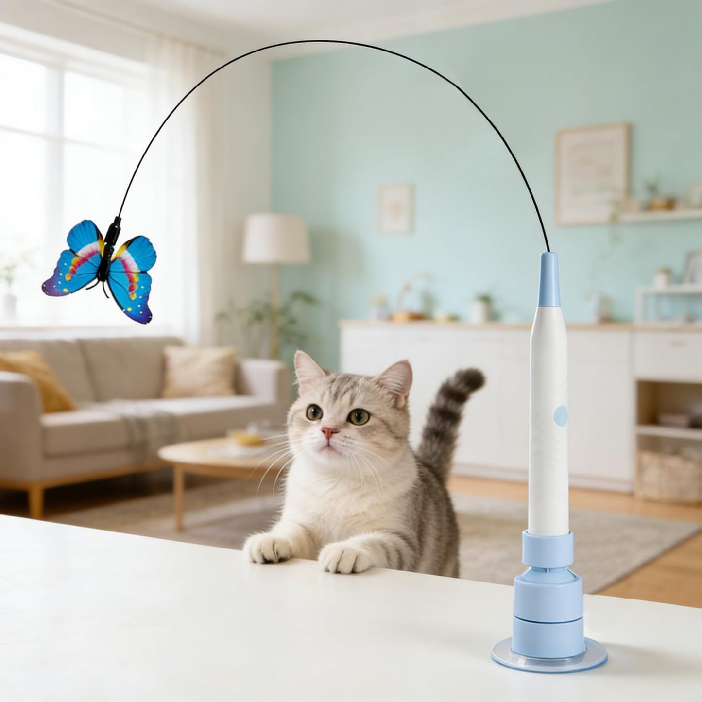 Druva™ Electric Interactive Butterfly Cat