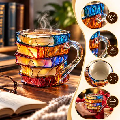 Druva™ Handmade 3D Book Coffee Mug