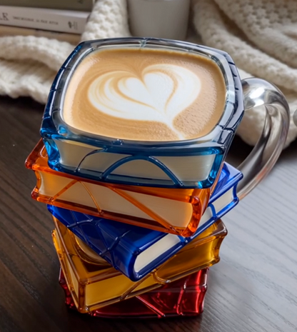 Druva™ Handmade 3D Book Coffee Mug