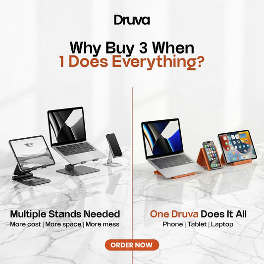 Druva™ foldable silicone stand