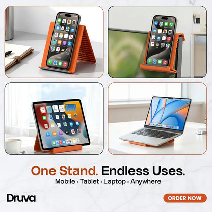 Druva™ foldable silicone stand