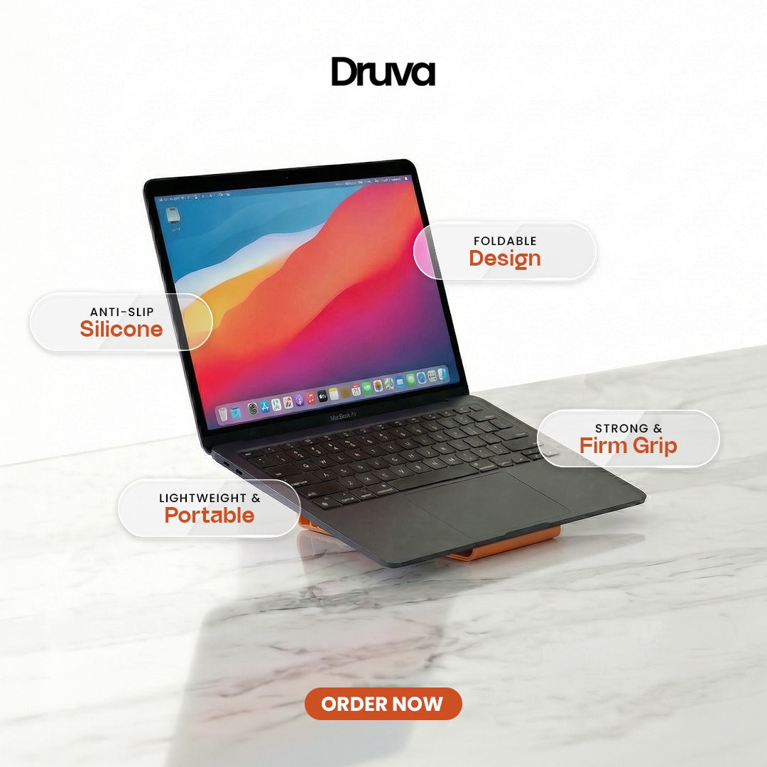 Druva™ foldable silicone stand