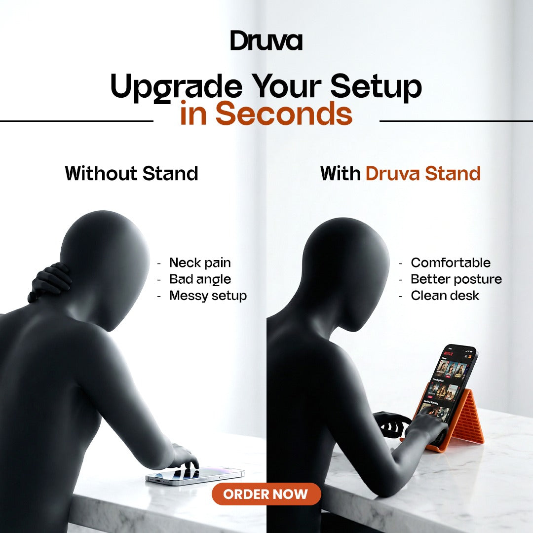 Druva™ foldable silicone stand
