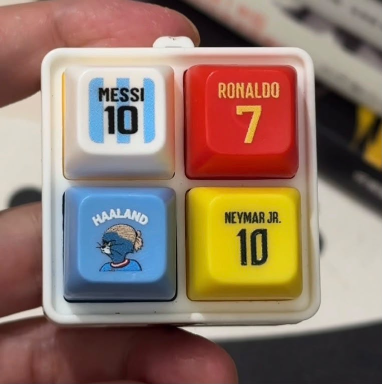 Football Legends Sound Button Keychain